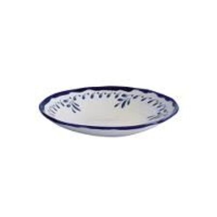 12 stk. Tallerken dyb blue 250 mm Harvest Mediterranean Dudson