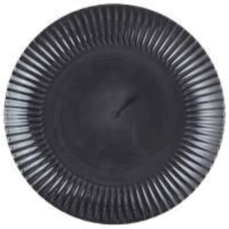 12 stk. Tallerken sort 270 mm Daisy