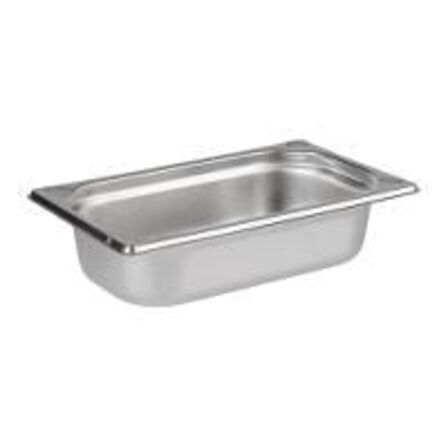 10 stk. Kantine stål 1/4 GN H65 mm APS
