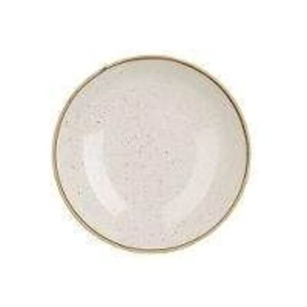 12 stk. Tallerken coupe dyb vanilje 310 mm Stonecast Churchill