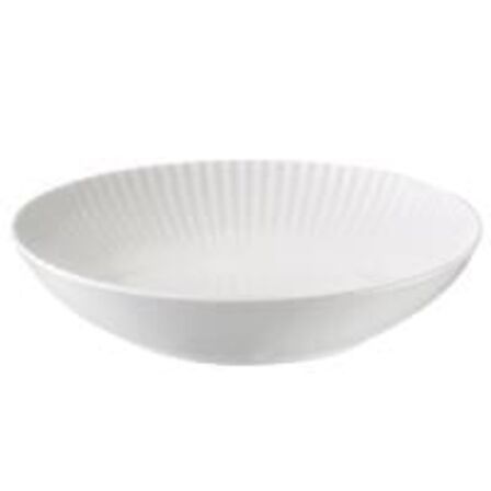 10 stk. Tallerken dyb hvid 220 mm Daisy