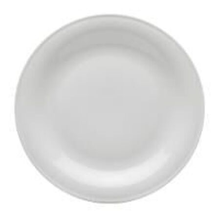 18 stk. Tallerken hvid 240 mm vægtsikker Josefine