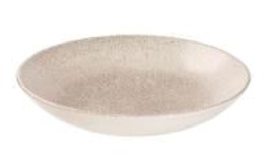 13 stk. Tallerken coupe dyb sand 248 mm Studio Prints Raku Churchill