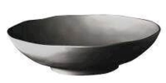 4 stk. Skål sort 2,5 ltr Diam 310 mm melamin ZEN