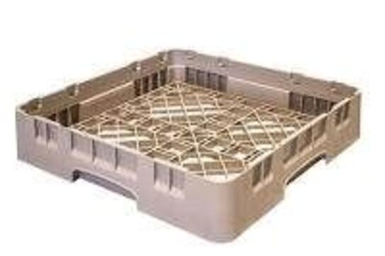 4 stk. Kop- og glaskurv 500x500 mm beige Cambro