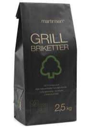 19 pk Martinsen Grillbriketter, 2,5 kg 