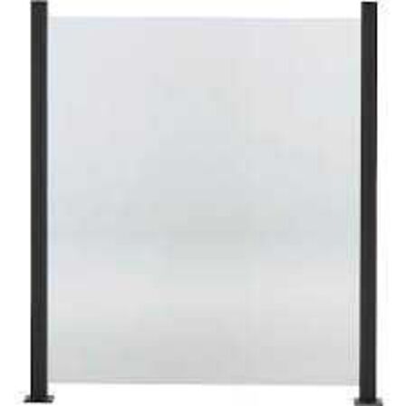 4 stk Nordic glas havehegn til alu stolper