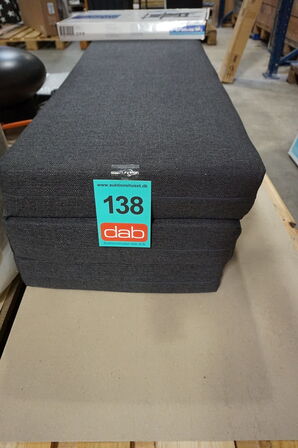 Sleepy lux foldemadras Antracit 180x150x12 cm