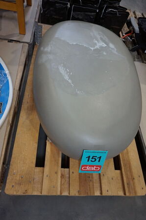 Kalmar ovalt loungebord 105x68 cm 