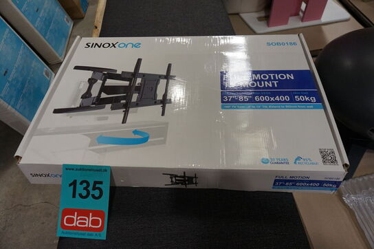 Sinox One full motion  TV vægbeslag. 37"-85"