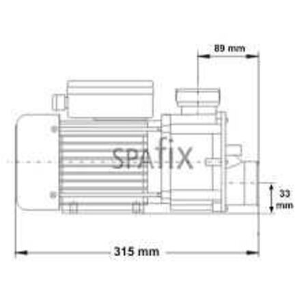 LX Whirlpool JA50 cirkulationspumpe 