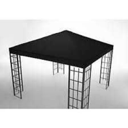 Koby pavillontag sort 3 x 3 meter 