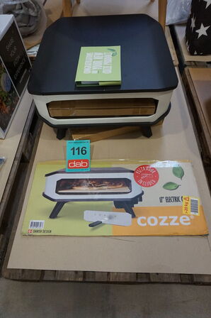 Cozze Elektrisk pizzaovn 17” med frontlåge 
