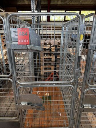 Transportbur med todelt låge & træbund