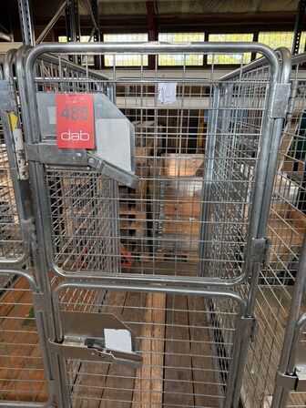 Transportbur med todelt låge & træbund