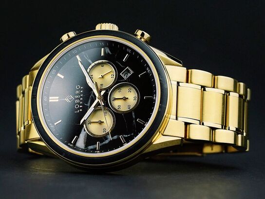 Herreur med marmor urskive.