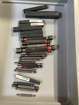 25 stk. Gevindprøvedorne fra M3-1/2 RG