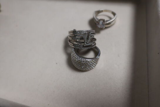 6 stk. ringe 18-19 mm