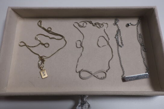 3 stk. halskæder PILGRIM og MARINELA ANABELA