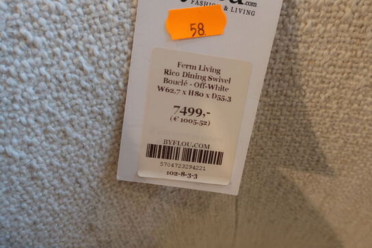 Spisebordsstol m. drejebase FERM LIVING Rico Dining Swivel