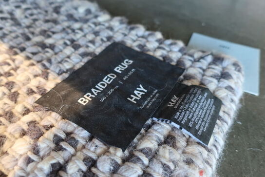 Gulvtæppe HAY Braided Rug 140x200 cm. 