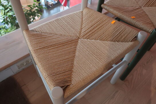 2 stk. spisebordsstole FREDERICIA FURNITURE "J39, Folkestolen, Børge Mogensen"