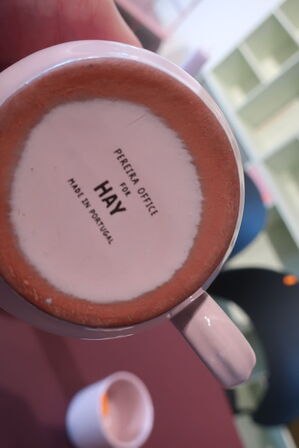 Lysestage samt 2 stk. kopper 