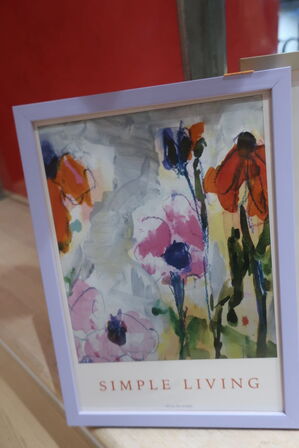 2 stk. plakater i rammer