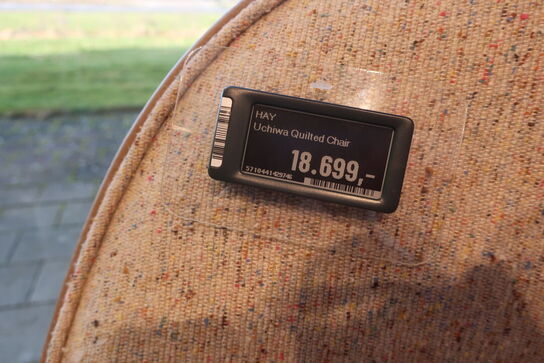 Loungestol m. skammel HAY Uchiwa Quilted Chair 