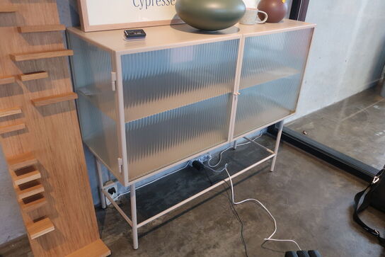 Skænk FERM LIVING Haze Sideboard Reeded Glass