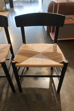 2 stk. spisebordsstole FREDERICIA FURNITURE "J39, Folkestolen, Børge Mogensen"