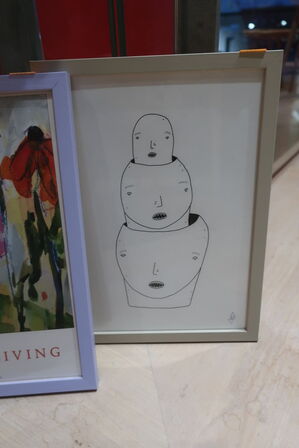 2 stk. plakater i rammer