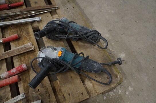 2 stk. Vinkelslibere MAKITA