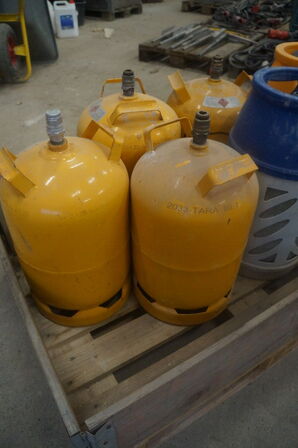 6 stk. Gasflasker