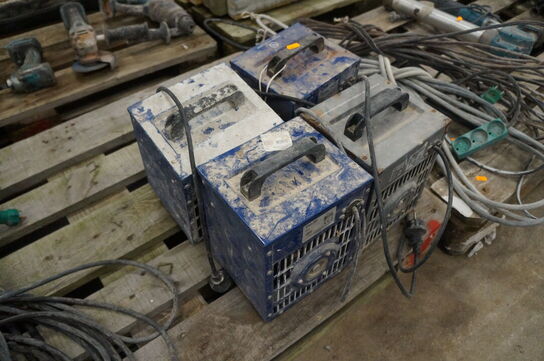 4 stk. Varmeblæsere