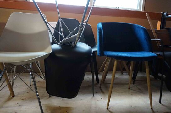 80 stk Ass. Spisebordstole