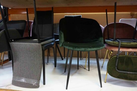 80 stk Ass. Spisebordstole