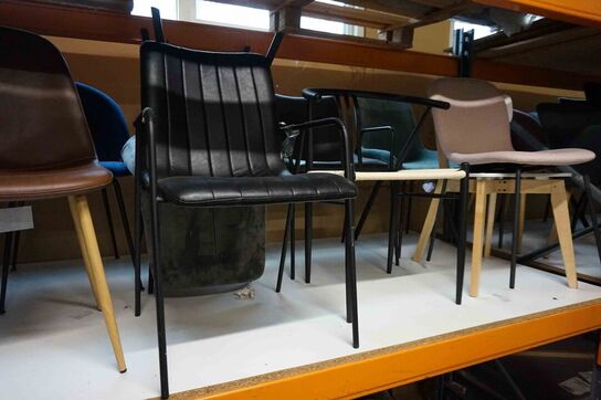 80 stk Ass. Spisebordstole