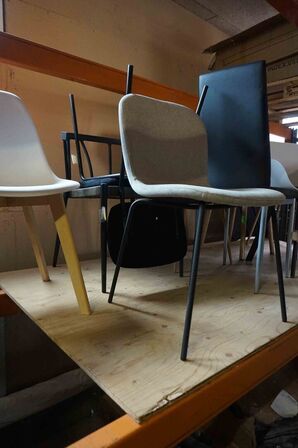 80 stk Ass. Spisebordstole