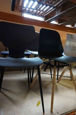80 stk Ass. Spisebordstole