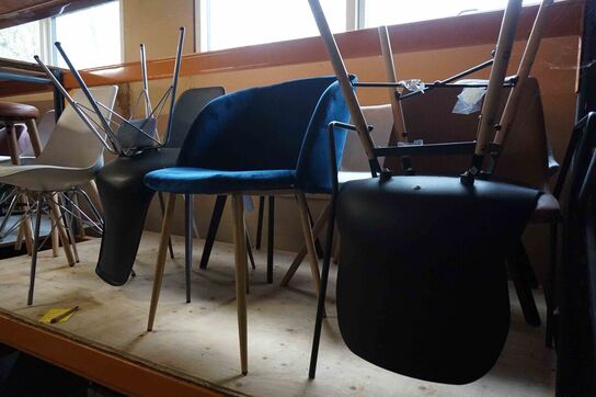 80 stk Ass. Spisebordstole