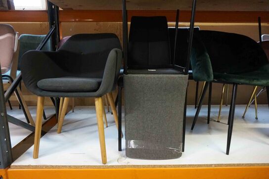 80 stk Ass. Spisebordstole