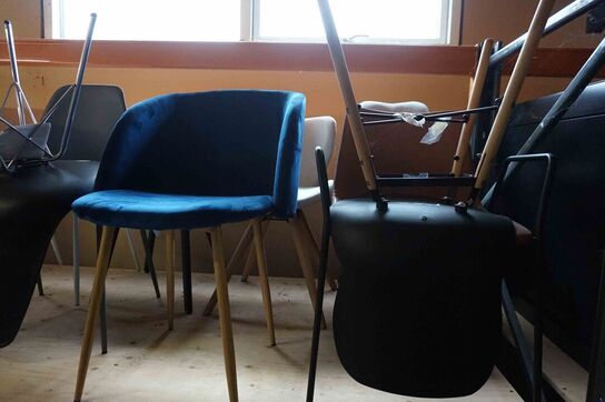 80 stk Ass. Spisebordstole