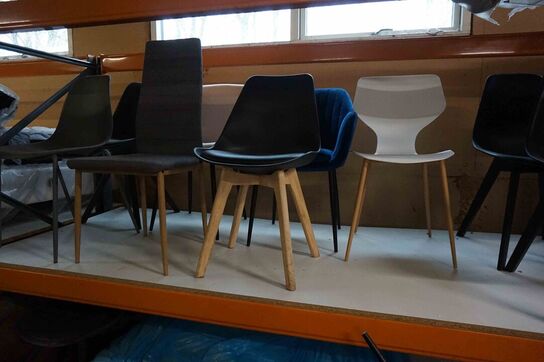 80 stk Ass. Spisebordstole
