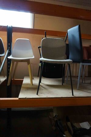 80 stk Ass. Spisebordstole