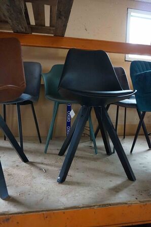 80 stk Ass. Spisebordstole