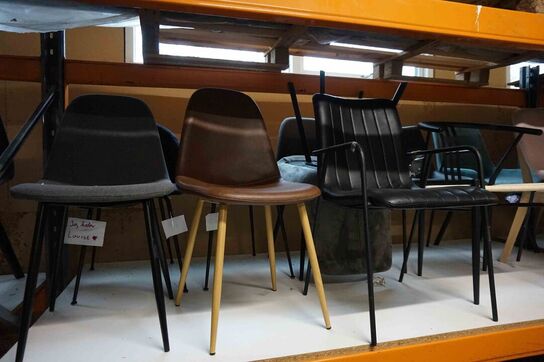 80 stk Ass. Spisebordstole