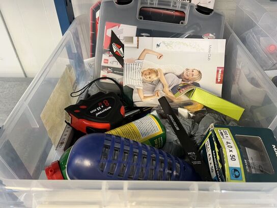 Poser, værktøj, kontoraktikler m.m.