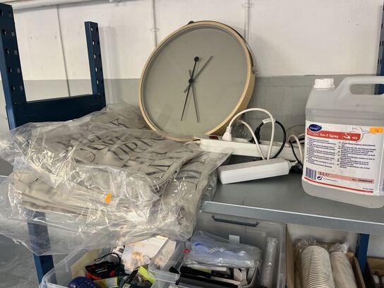 Poser, værktøj, kontoraktikler m.m.