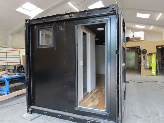 Ombygget 20fods skibscontainer